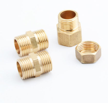 Good price Brass Bronze Metal CNC Threading Cutting Turning Parts 3 Axis 4 Axis 5 Axis online